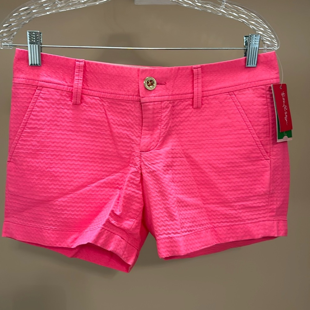NWT Lilly Pulitzer Callahan Short hot pink